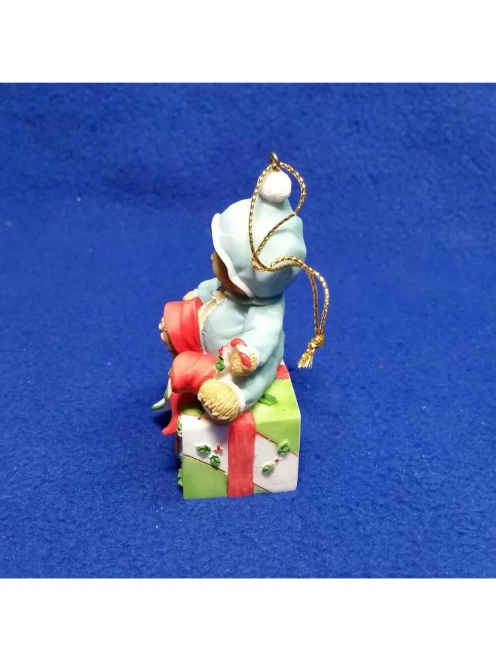 Cherished Teddies Baby's First Ornament Boy Enesco 4102240 Avon Exclusive In Box